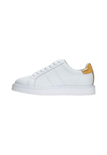 Zapatillas Ralph Lauren Mujer Modelo Sneakers Bajas Angeline 4 802875886, Fabricadas en Piel., Color blanco., 40 EU