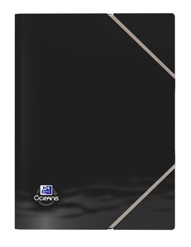 Oxford Sicht-Buch A4, Oceanis, Präsentations-Mappe mit 40 Hüllen, recycelter Kunststoff aus dem Meer, Zufallsfarbe, 1 Stück