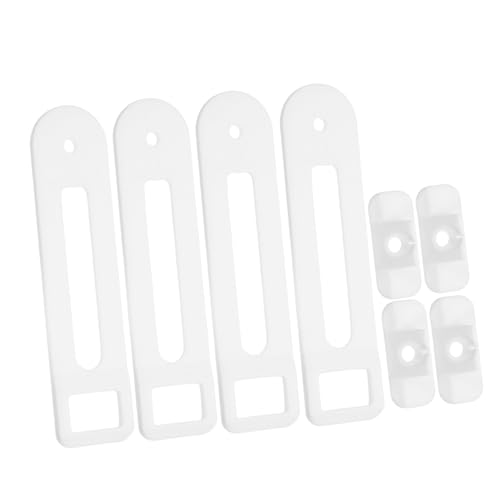 LRXIYODE 4 Pezzi Blocchi Sicurezza per Armadietti e Cassetti Serrature U in Plastica Resistente Chiusure Antibambino per Cucina Frigorifero e Armadio Facili da Installare e Riutilizzabili