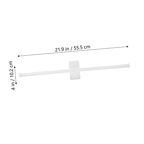 Étagère de rangement pour serviettes sans perçage avec support mural - 8