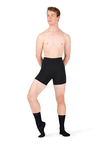 Natalie Dancewear Mens Ankle Dance Socks Black NSOCKM2