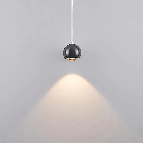 Lampe suspendue LED réglable pour chambre et petit salon moderne