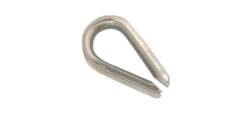 Campbell T7670629 1/4" Galvanized Wire Rope Thimbles