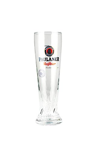 Preisvergleich Produktbild Paulaner 2X Weizenbierglas 0,5L - Gebraut mit Zeit