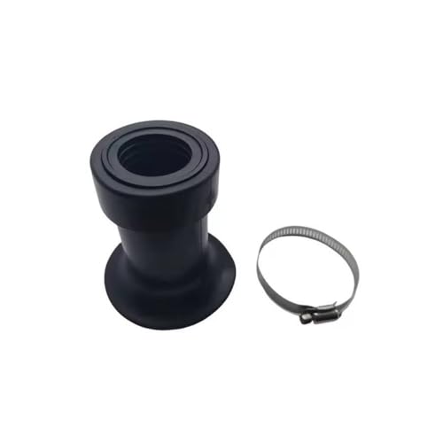 Carburateur de moto avec filtre à air et interface en plastique noir pour moteur