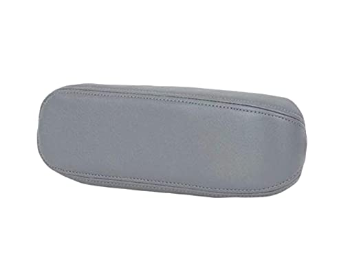 Auto Seat Replacement, Compatible with 2003 2004 2005 2006 2007 Ford F250 F350 Lariat XL XLT Armrest Cover Replacement in Flint Gray (Armrest Cover (Fits Both Sides), Genuine Leather)