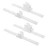 ERINGOGO 4個 ベッドガードレールリフト ベッドレールの金具 ガイドレールコネクタアクセサリ レール位置合わせコネクタ シームレスレールコ