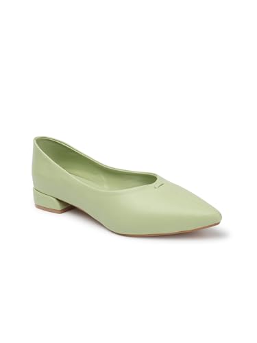Image of Carlton London Women Comfortable Slipon Pump Shoes with Block Heels, Pointed Toe for Casual and Formal wear