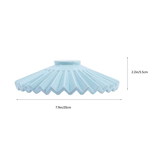 Image of Angoily Modern Ceramic Lampshade Cover for Chandelier Green Lamp Shade for Living Room