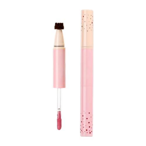 Sello de pecas sintéticas, color marrón, 2 en 1, colorete líquido, cosméticos naturales para mujeres, niñas, estudiantes, cosplay, citas, cumpleaños, disfraces, viajes, sesiones de fotos, citas