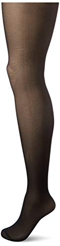 Pretty Polly Women's 20D Sheer Biodegradable Tights- Sustainable, Black (Black), Medium/Large, 1 Piece