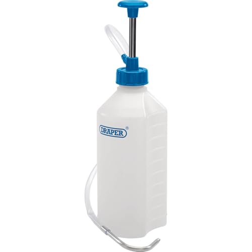 Draper Multi-Purpose Portable Fluid Pump | 1L Engine Fuel Oil Water Pump | Brake Fluid Bleeding Pump | 23242