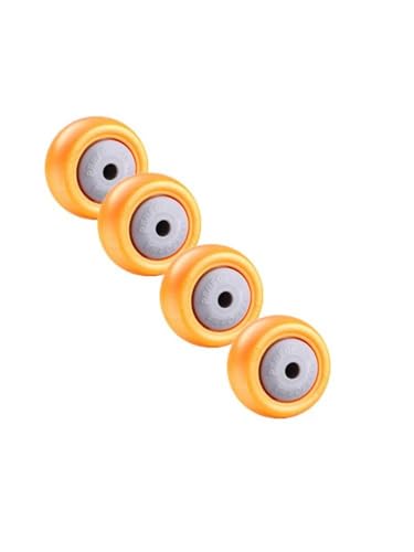 Roues orange 1.25 pouces en nylon pour déplacer votre chaise de bureau sans effort