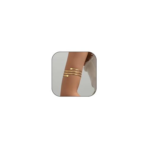 Image of Long tiantian Gold Arm Cuff Upper Arm Armband Greek Goddess Costume Jewelry