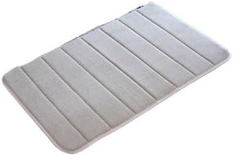 Miniatura 5 de Alfombra antideslizante de absorción de agua para baño, juego de alfombrilla de espuma viscoelástica Peluda para puerta de cocina, tapete