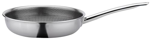 Poêle induction en acier inoxydable 24cm Spring Vulcano pour saine cuisson - 2