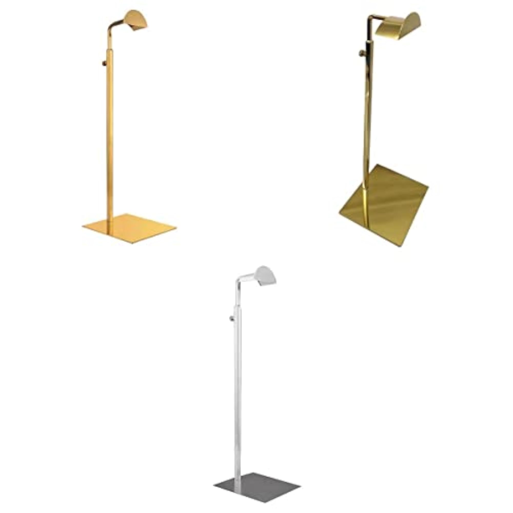 Height Adjustable Display Stand Rack for Handbags, 3x
