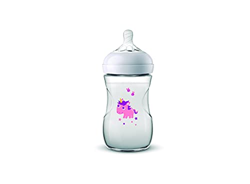 Kit Mamadeira Avent Pétala 260 ml Unicórnio e Flamingo 2 peças - Philips Avent