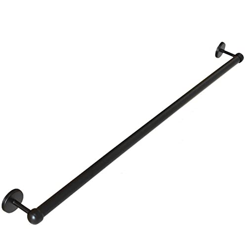 Toallero de pared inoxidable mate regulable de 20 cm a 150 cm 2