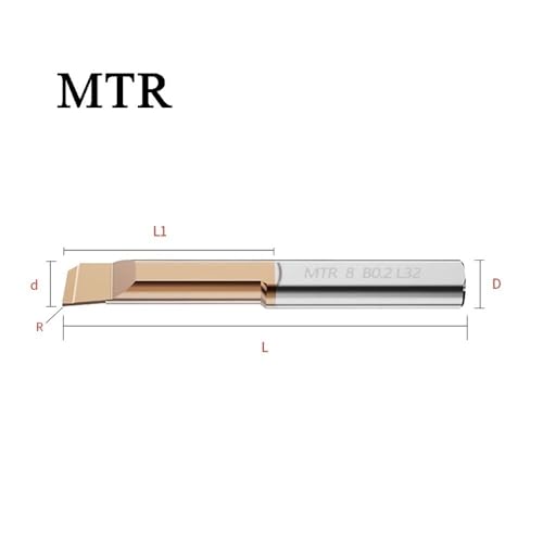 Herramienta CNC Boreadora de Acero de Tungsteno MTR miniatura 2
