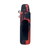RUIYITECH Schutzhülle aus Silikon für Uwell Caliburn G4 Pro Kit (Schwarz Rot)
