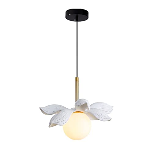 Plafonnier suspension luxe en verre clair sculpté style nordique