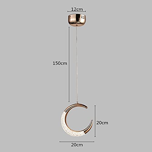 Lustre LED nordique post-moderne à tête simple pour une atmosphère de luxe