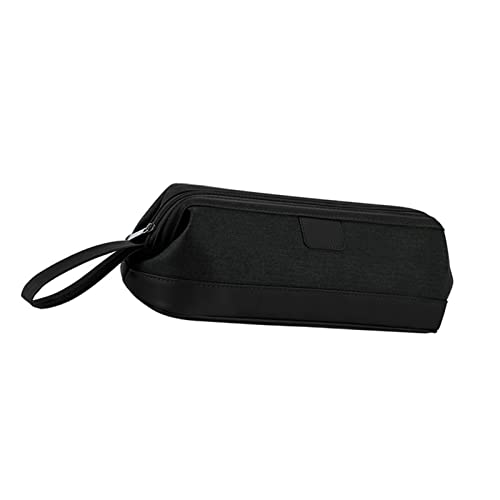 Rcniso Bolsa de Transporte para Secador de Pelo, Organizador de Accesorios de Viaje con Absorción de Impacto para Rizador de Nailon (Negro)
