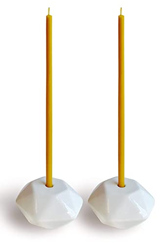 500 Votprof 100% Pure Beeswax Taper Candles ( 6 1/4") Natural Honey Scent - Thumbnail 7