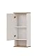Schildmeyer Hängeschrank Jelda 154139, matt weiß/Eiche Landhaus Dekor, 30,3 x 20,5 x 70,8 cm