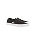 Lacoste Men's Slip-On Base Sneaker, Black & White, 10.5