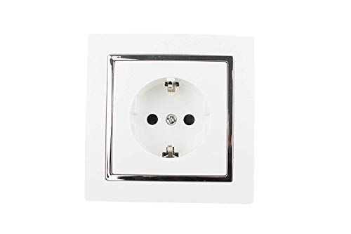 Bases de Enchufe Individuales, 230 V, Blanco