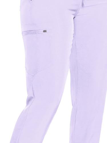 Image of COZYFIT Womens Scrub Pants - Soft Stretch Yoga Style with 5 Pockets, Slim Fit Jogger Scrubs Pants for Women