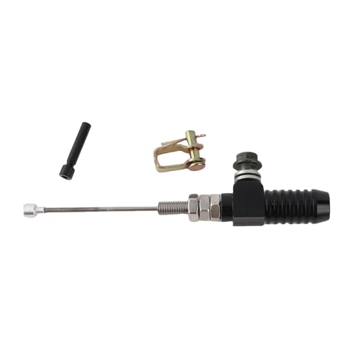 Akozon Embrague hidráulico M10x1.25mm Bomba universal de freno de varilla de cilindro maestro de motocicleta(Negro)