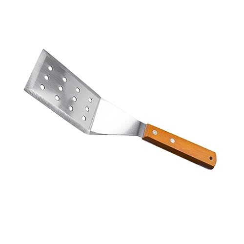OKUMEYR Paletta Per Pizza E Formaggio in Acciaio Inossidabile Utensile Da Forno Manico in Legno Pala Per Torta E Bistecca Cucina