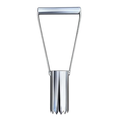 Ronyme Strumento per scavare buche, versatile e facile da usare, per trapiantare, piantare bulbi, patate, peperoni, pomodori, 30x5 Cm