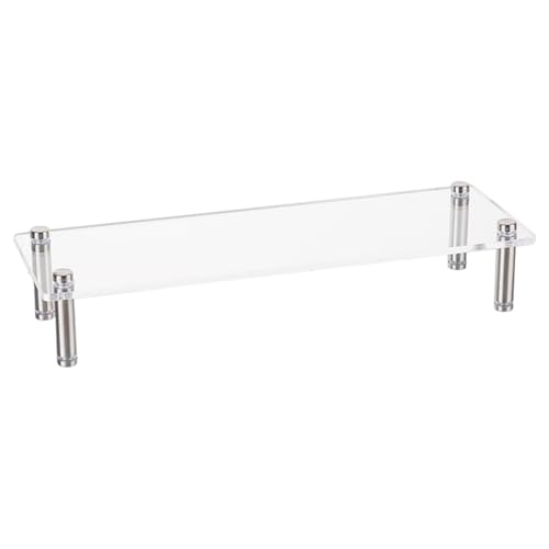 Alzate per barrette di cioccolato in acrilico - Rettangolari trasparenti, espositore da 11,8x3,94x2,36 pollici Vetrina trasparente | Elegante espositore da dessert per collezione di profumi di gioiell