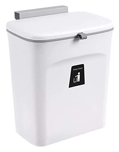 SoGuDio Poubelle Poubelle boîte de Recyclage Poubelle de Recyclage Poubelle Suspendue Poubelle avec Couvercle Poubelle de Bureau Cover