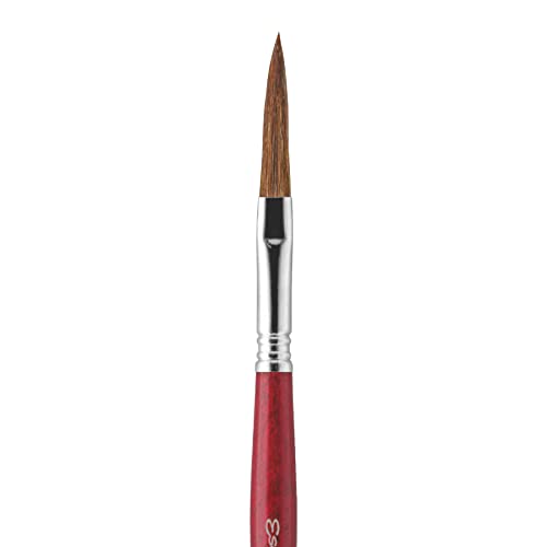 Escoda Bravo Series 6218 Artist Oil and Acrylic Paint Brush, Light Ox Hair, Long Filbert, Size 2 by Escoda - Used condition - Image 2