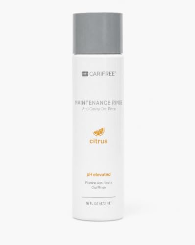 CariFree Maintenance Rinse Citrus Flavored Anti-Cavity Fluoride Mouthwash Dentist Recommended Prevents Oral Decay Freshens Breath Alcohol-Free Neutralizes pH (Previously CTx3)