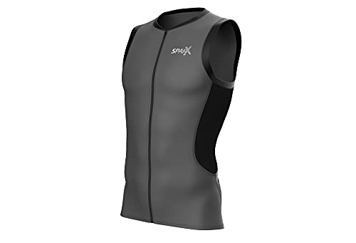 Sparx MenTri Tank Performance Triathlon Top Tri Singlet Men Swim
