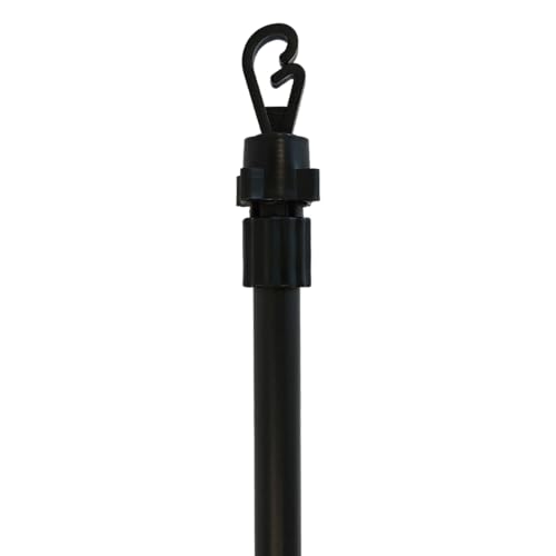 Armo 2.4M Heavy Duty Metal Washing Line Prop Telescopic Extending 8.5FT Garden Washing Clothes Line Support Pole