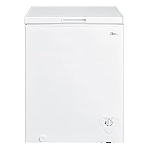 Midea MRC050S0AWW Chest Freezer, 5....