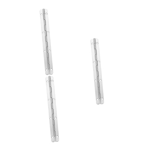 OKUMEYR 3pcs Continuous Piano Hinge for Jewelry Box Wood Boxes Hinge Small Hinges for Jewelry Case