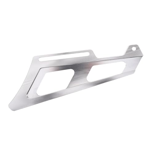 Protège-chaîne motocross arrière BESTYASH en alliage aluminium argenté pour moto tout-usage