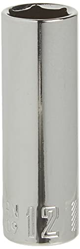 Image of CRAFTSMAN Deep Socket, Metric, 1 /4-Inch Drive, 12mm, 6-Point (CMMT44409)
