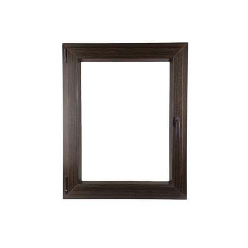 ALUCON Fenster 500x800 mm – Kunststofffenster 50x80 cm – Flügelfenster Innen Dunkle Eiche/Außen Dunkle Eiche – DIN Links ALUCON Fenster 500x800 mm – Kunststofffenster 50x80 cm – Flügelfenster Innen Dunkle Eiche/Außen Dunkle Eiche – DIN Links