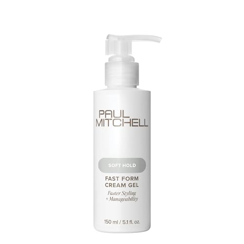 Paul Mitchell Fast Form Styling Cream Gel Soft Hold Faster Styling + Manageability For All Hair Types 5.1 fl. Oz