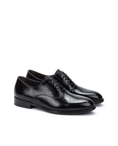 Martinelli Para Hombre. 1691-2856T Zapato De Piel Arlington Negro (42), Plano, Cordones, Fiesta, CláSico - 2