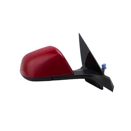 Miroir d'aile Tesla Model 3 pliant rouge avec rétroviseur gauche anti-angle mort pour 2021-2023